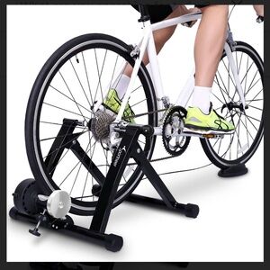 Bike Trainer Stand with Black Frame